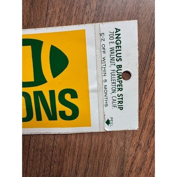 Notre Dame Vintage College Football 1977 National Champions Bumper Sticker - Picture 2 of 5